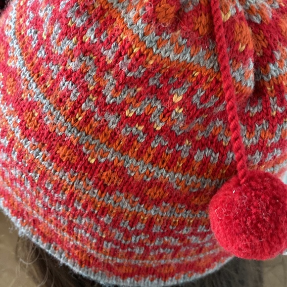 Merkley headgear vail bright multi colour red orange yellow grey! beanie/hat - Picture 3 of 16